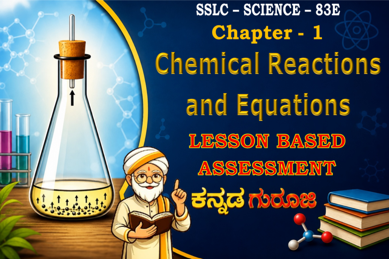 Karnataka SSLC Science Chapter 1 LBA | Chemical Reactions and Equations | Notes & Study Guide